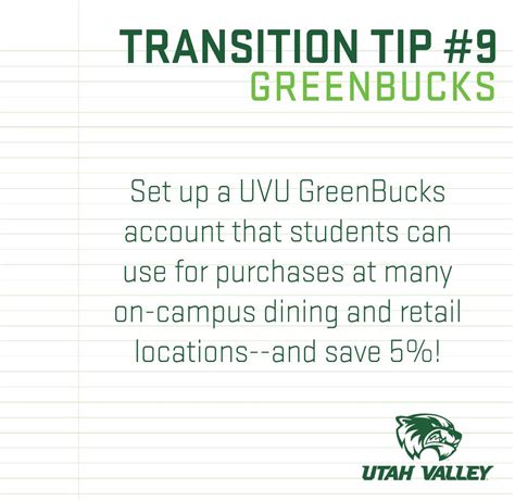 uvu greenbucks sign in